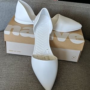BNIB Native Audrey Flats (Size 10) in White